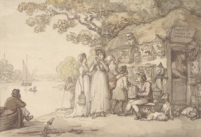 Pidcock, Dealer in Birds and Beasts by Thomas Rowlandson